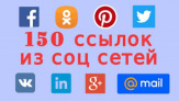 Продвижение сайта - 150 Соц. сигналов + 40 вечных ссылок с ИКС от 10